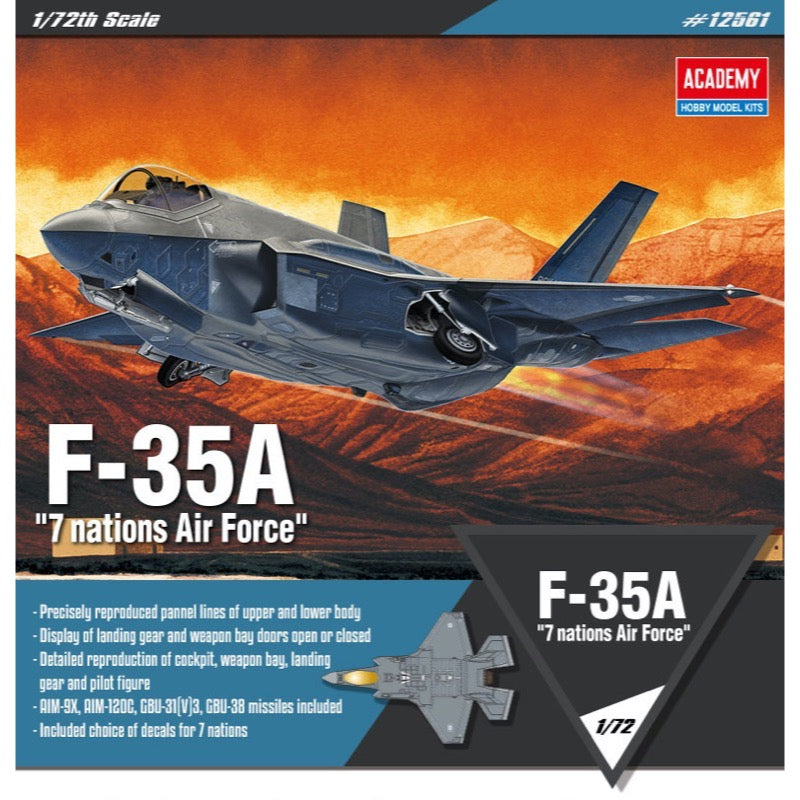 Academy 12561 1/72 Lockheed-Martin F-35A Export