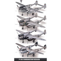 Academy 12282 1/48 P-38 Combination Version Lightning