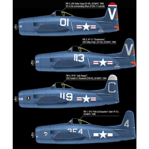 Academy 12313 1/48 F8F-1/2 "USS Tarawa" Le: Bearcat