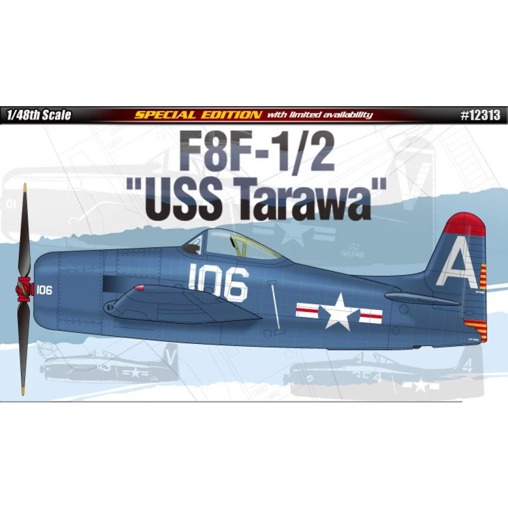 Academy 12313 1/48 F8F-1/2 "USS Tarawa" Le: Bearcat