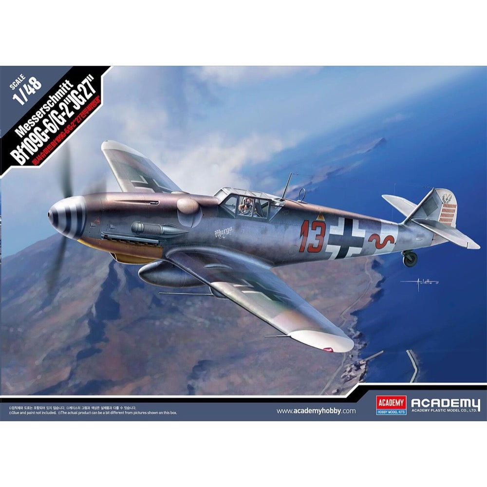 Academy 12321 1/48 Messerschmitt Bf109G-6/G-2 "JG 27"