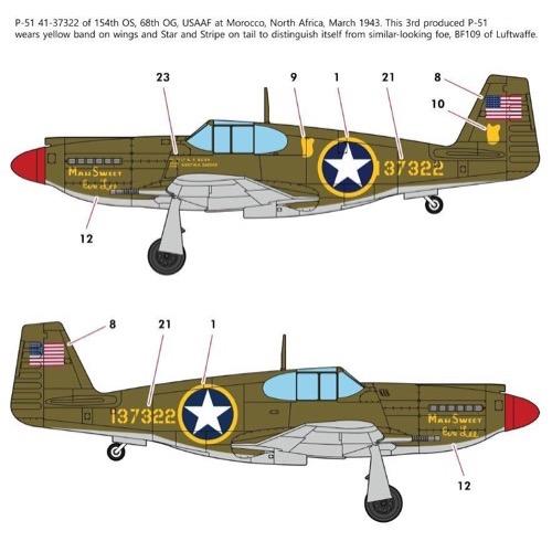Academy 12338 1/48 USAAF P-51 "North Africa"