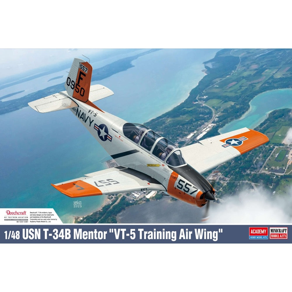 Academy 12361 1/48 Beechcraft T-34B Mentor VT-5 Training Air Wing