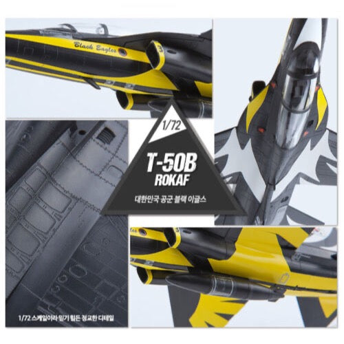 Academy 12555 1/72 ROKAF T-50B Black Eagles MCP Snap Fit