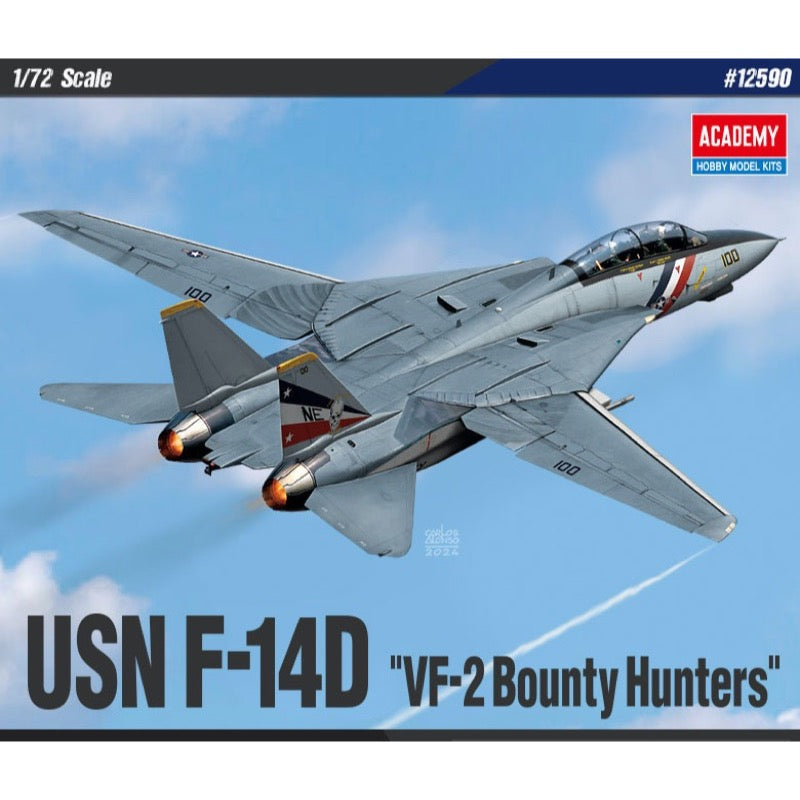 Academy 12590 1/72 Grumman F-14D Super Tomcat - VF-2 "Bounty Hunters"