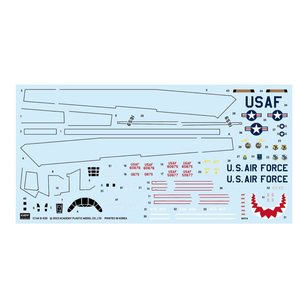 Academy 12632 1/144 Boeing B-52D Stratofortress