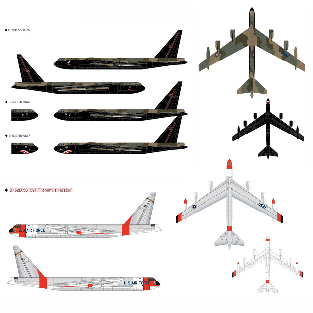 Academy 12632 1/144 Boeing B-52D Stratofortress