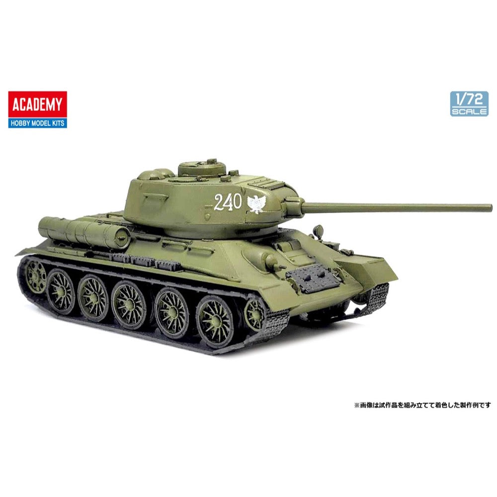 Academy 13421 1/72 Soviet T-34/85 WWII Medium Tank