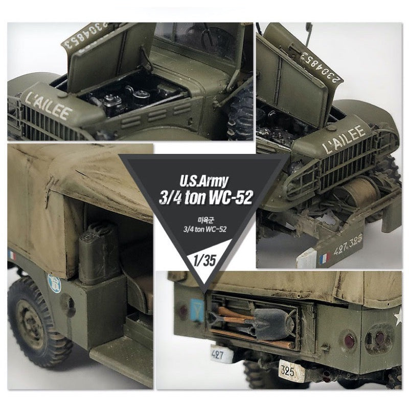 Academy 13564 1/35 U.S.Army 3/4 ton WC-52