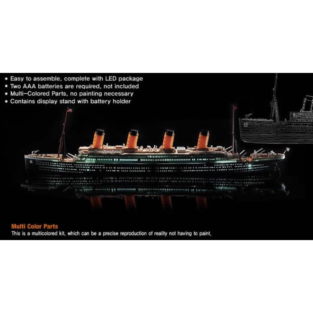 Academy 14220 1/700 R.M.S. Titanic + LED Set MCP