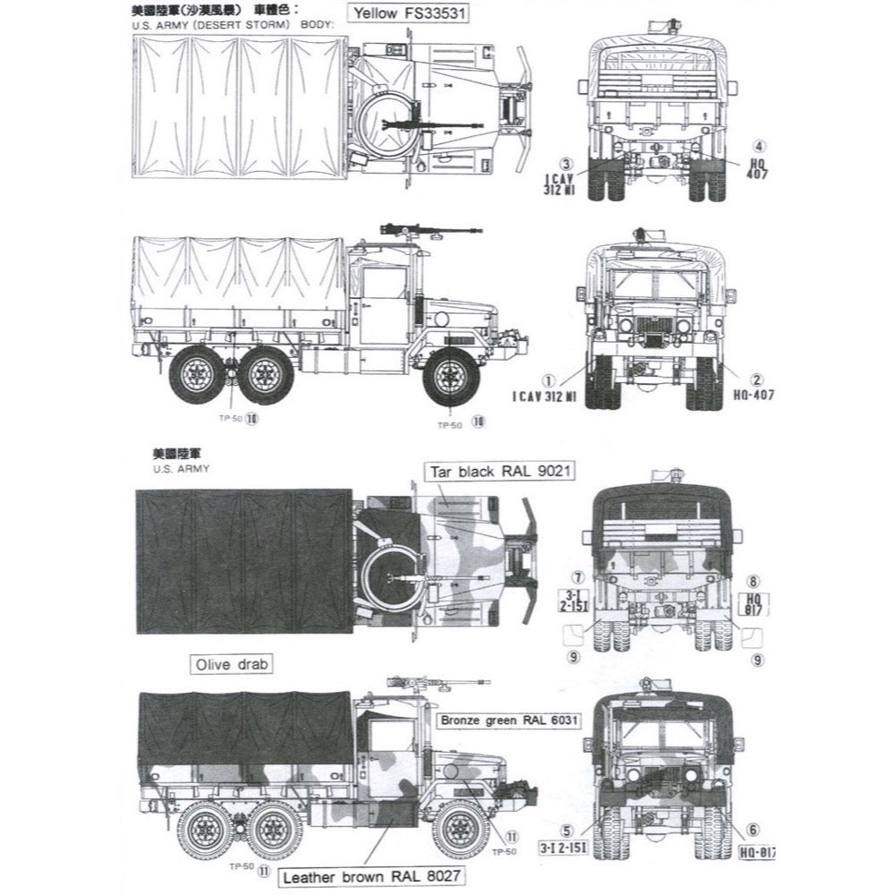 AFV 35004 1/35 M35A2 2 1/2T Cargo Tank