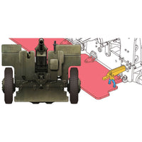 AFV 35182 1/35 105mm Howitzer M2A1 w/ M2A2 Carriage
