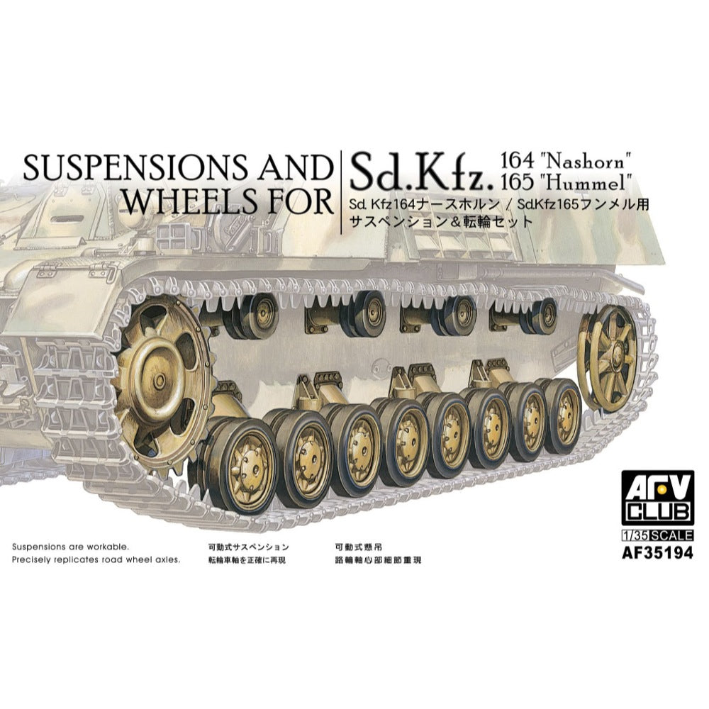 AFV 35194 1/35 Panzer IV Wheels and Suspension