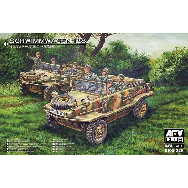 AFV 35228 1/35 German VW Scwimmwagen Type 128 Plastic Model Kit