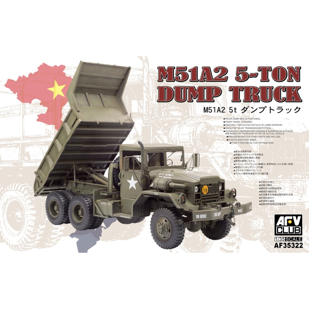 AFV Club 35322 1/35 M51A2 5-Ton Dump Truck