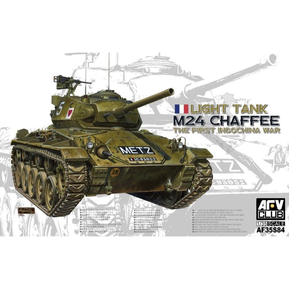 AFV 35S84 1/35 M24 Chaffee The First Indochina War - French Army