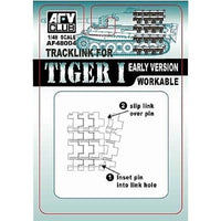 AFV 48004 1/48 Track Tiger 1 Early Version