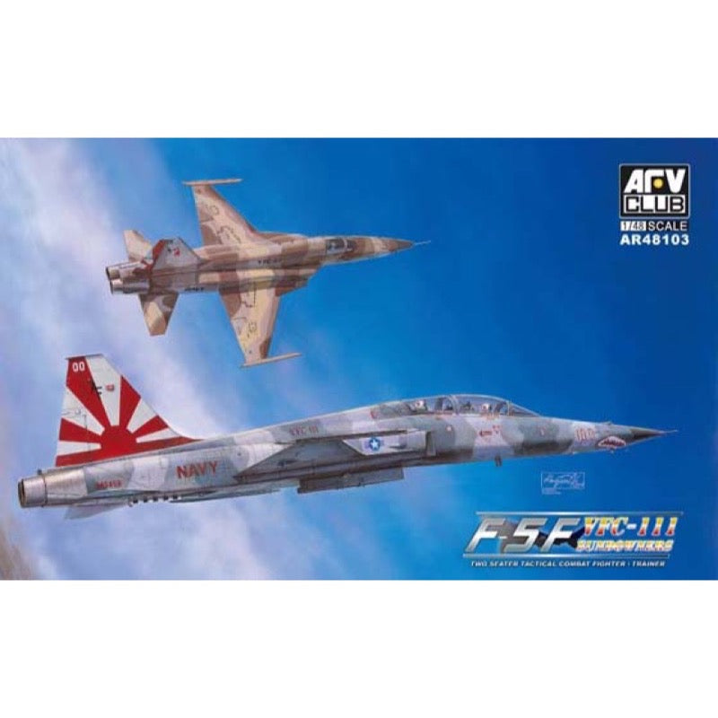 AFV Club 48103 1/48 F-5F Tiger II (Shark Nose) Plastic Model Kit