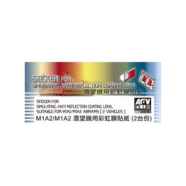 AFV AC35012 1/35 Sticker - Simulating Anti Reflection Coating