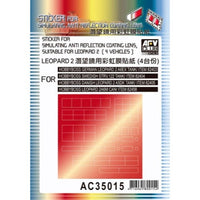 AFV AC35015 1/35 Reflect. Sticker for Leopard