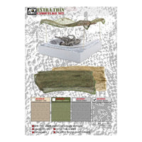 AFV AC35022 Camouflage Net JGSDF Snow