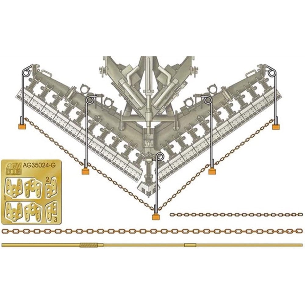 AFV AG35024 1/35 Chain and Spring Hangar M1132 MP