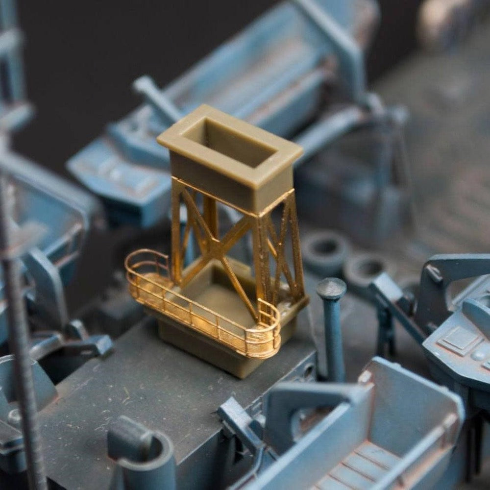 AFV AG35053 1/350 LST 491 class photo-etched sheets of bridge detail upgrade set