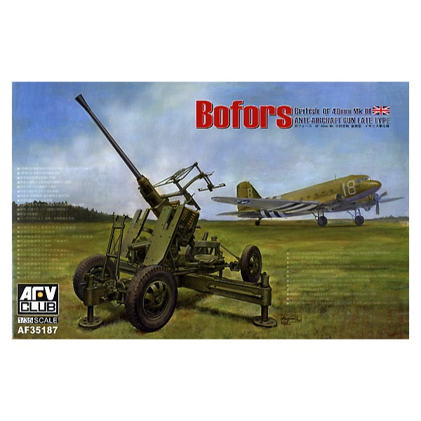 AFV Club 1/35 Bofors Anti Aircraft Gun British 35187 4716965351878