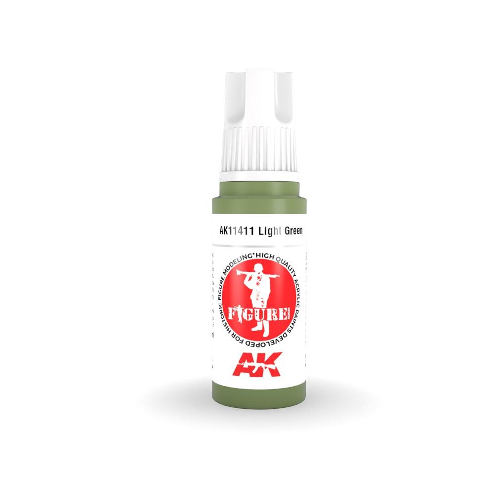 AK Interactive AK11411 Light Green Acrylic Paint 17ml 3rd Generation