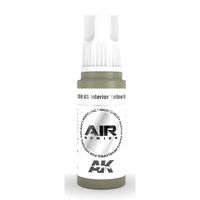 AK Interactive AK11859 Air Series US Interior Yellow Green Acrylic Paint 17ml 3rd Generation