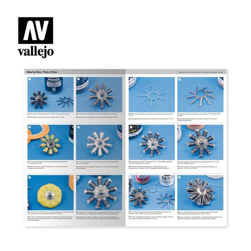 Vallejo 77604 Metal Color Engine 4 Paint Set