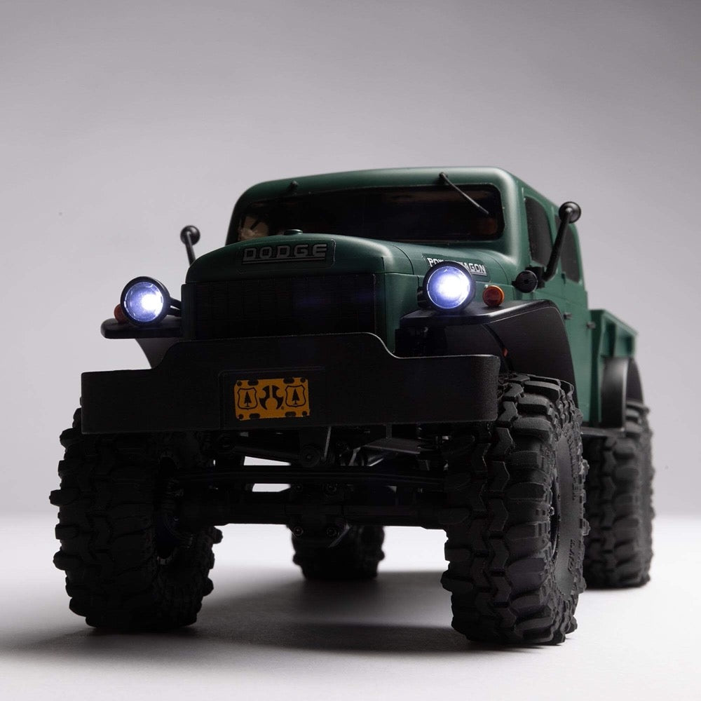 Axial SCX24 40s 4 Door Dodge Power Wagon Rock RC Crawler Green AXI00007T2