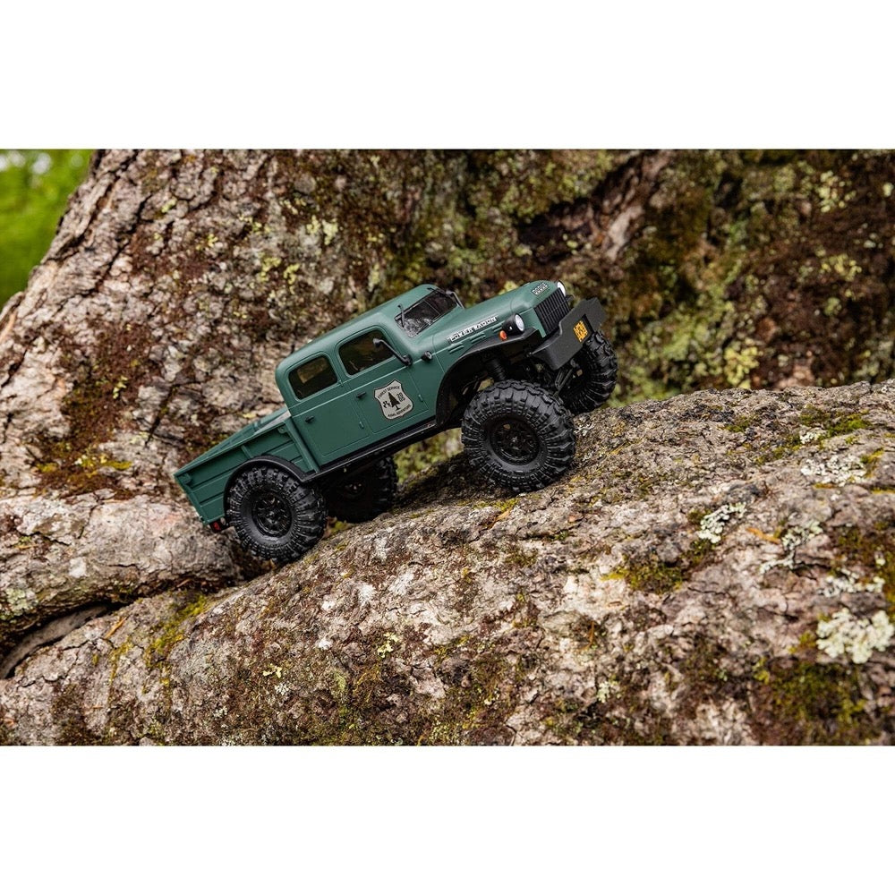 Axial SCX24 40s 4 Door Dodge Power Wagon Rock RC Crawler Green AXI00007T2