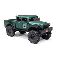 Axial SCX24 40s 4 Door Dodge Power Wagon Rock RC Crawler Green AXI00007T2