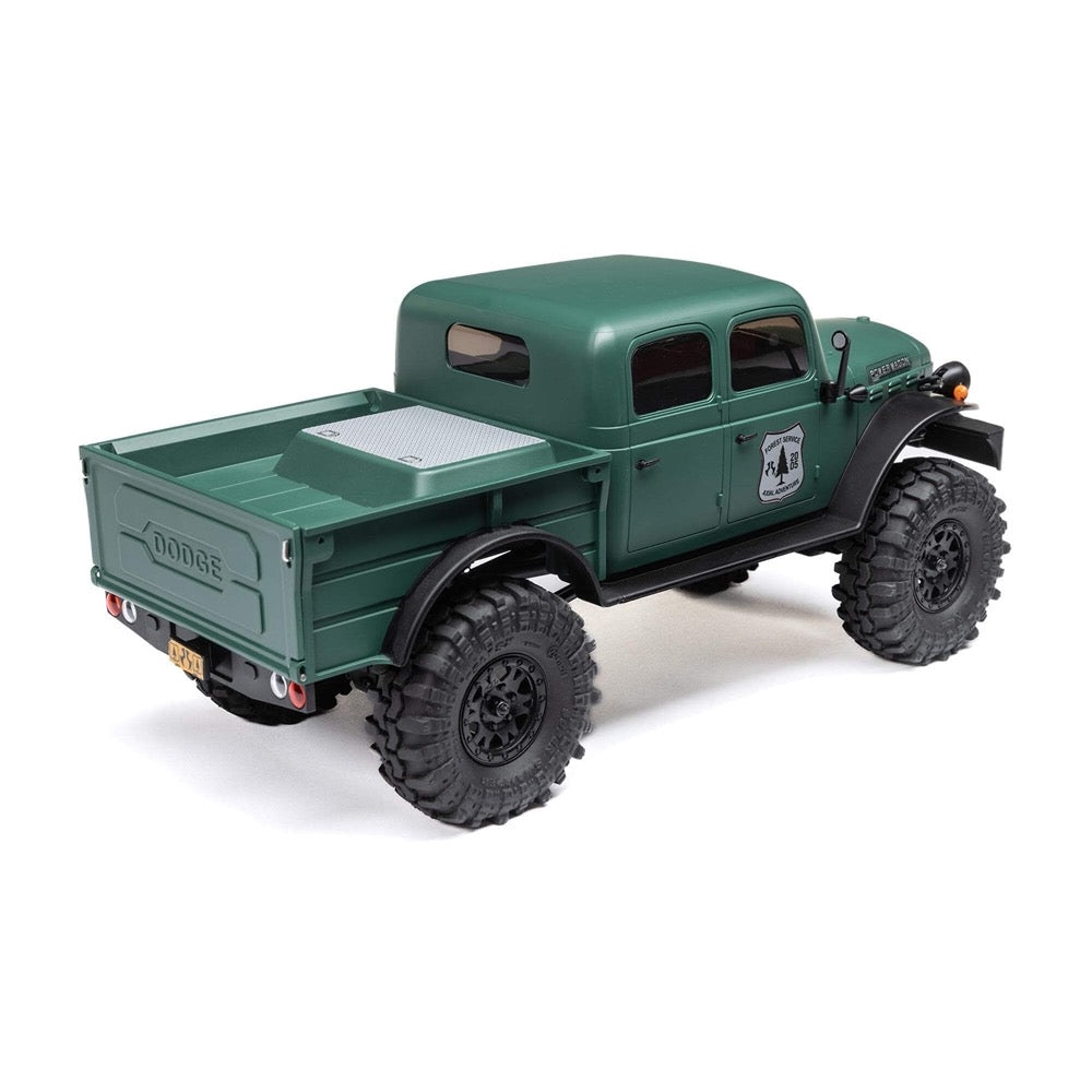 Axial SCX24 40s 4 Door Dodge Power Wagon Rock RC Crawler Green AXI00007T2
