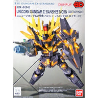 Bandai 5055617 SD Gundam Ex-Standard 015 Unicorn Gundam 02 Banshee Norn Destroy Mode