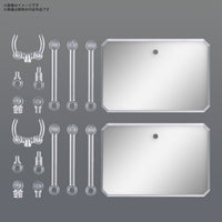 Bandai 5067156 Action Base 6 Clear Color with Mirror Sticker Set