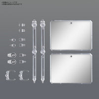 Bandai 5067157 Action Base 7 Clear Color with Mirror Sticker Set