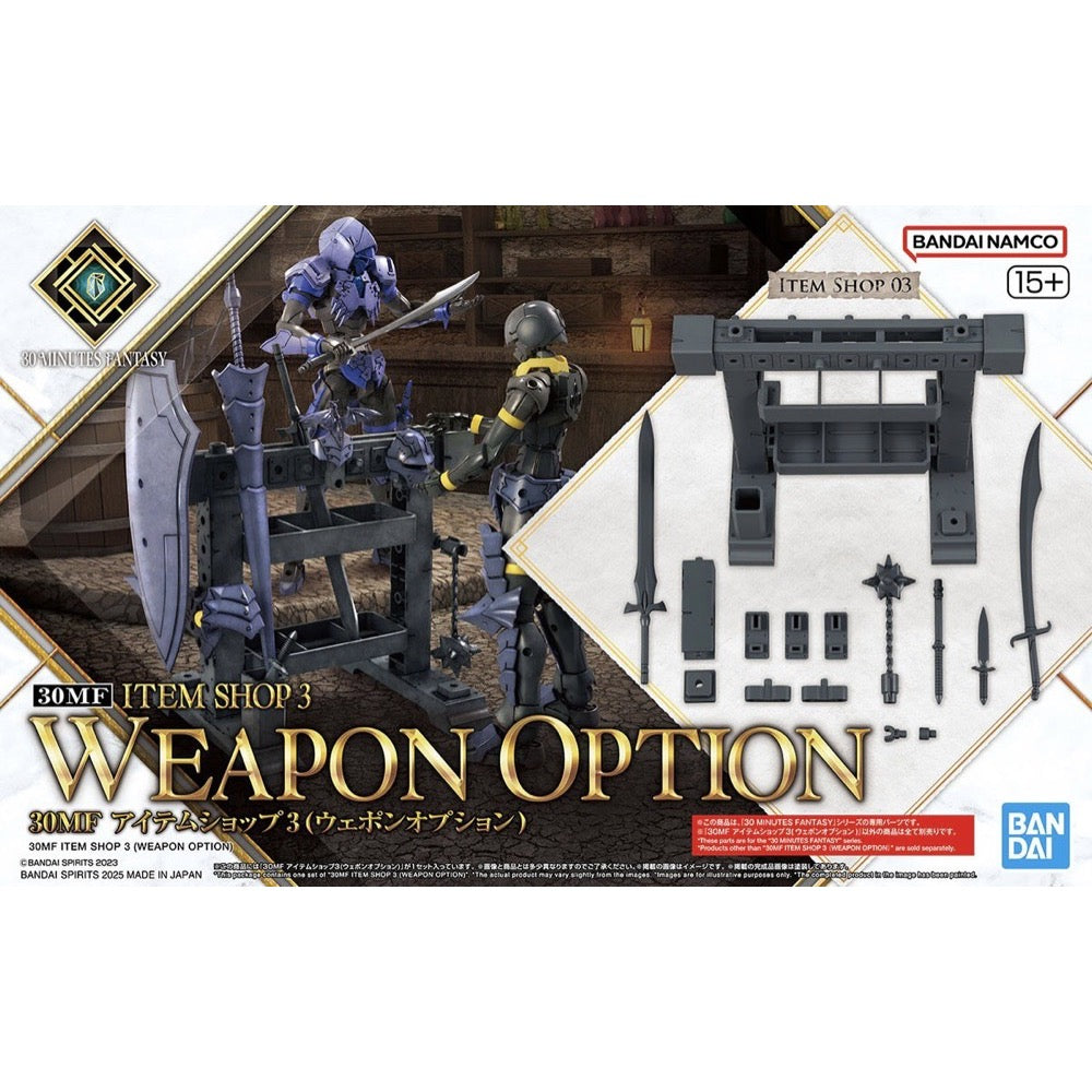 Bandai 5068589 Item Shop 3 Weapon Option 30MF