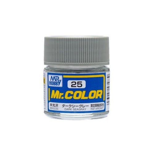 Mr Hobby (Gunze) C025 Mr Color Semi Gloss Sea Grey Lacquer Paint 10ml