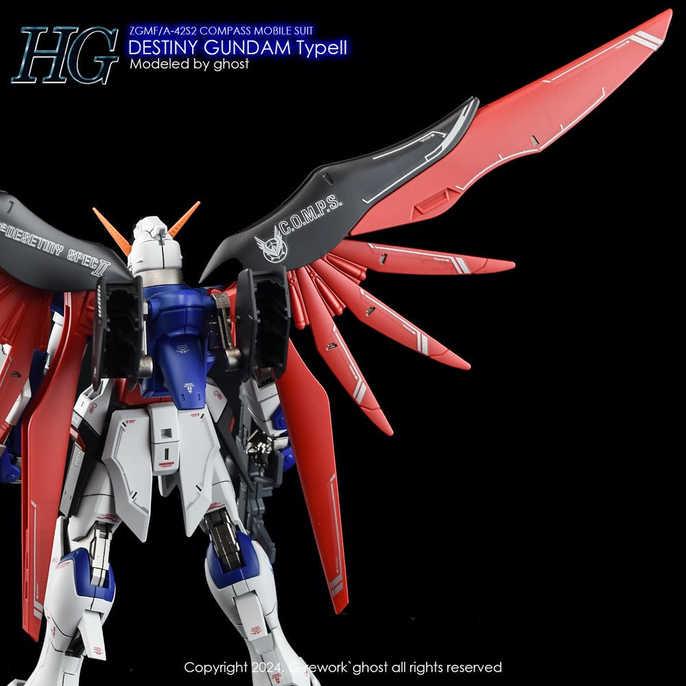 G-Rework CD-H224 Premium Decal for HG Destiny Spec 2