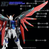 G-Rework CD-H224 Premium Decal for HG Destiny Spec 2