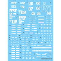G-Rework CD-H261 Premium Decal for HG Psycho Gundam Mk II