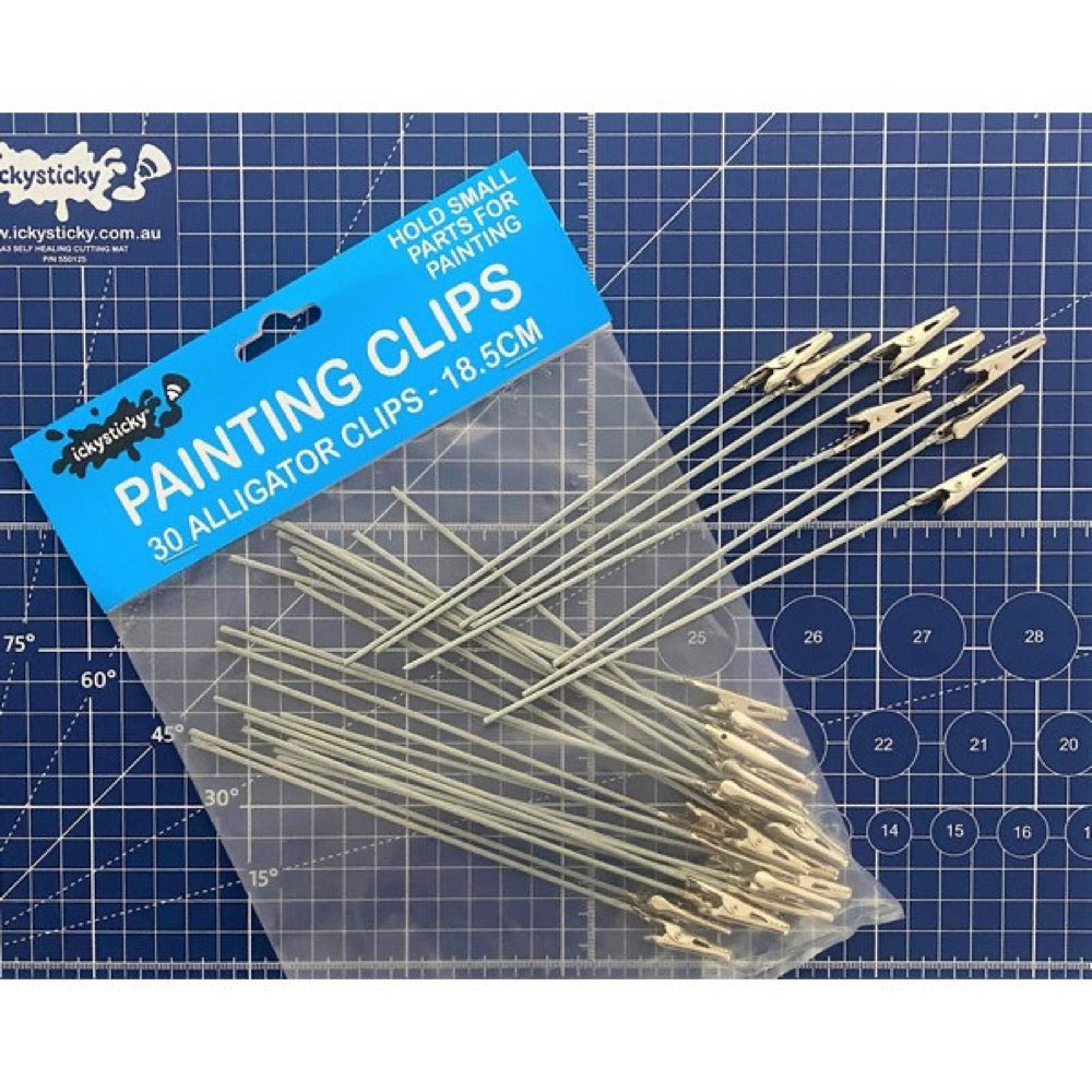 Icky Sticky Alligator Metal Clips (30 pack)