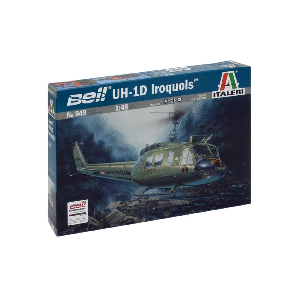 Italeri 0849 1/48 Heli UH1D Slick and Aust Decals