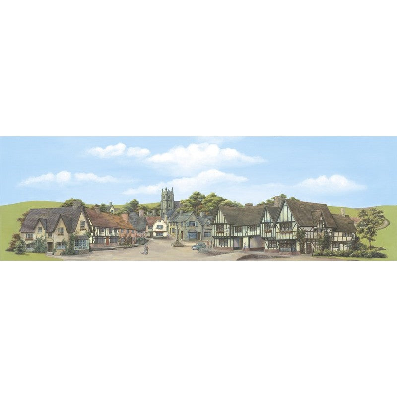 Peco SK66 Backscene Town Provincial Small