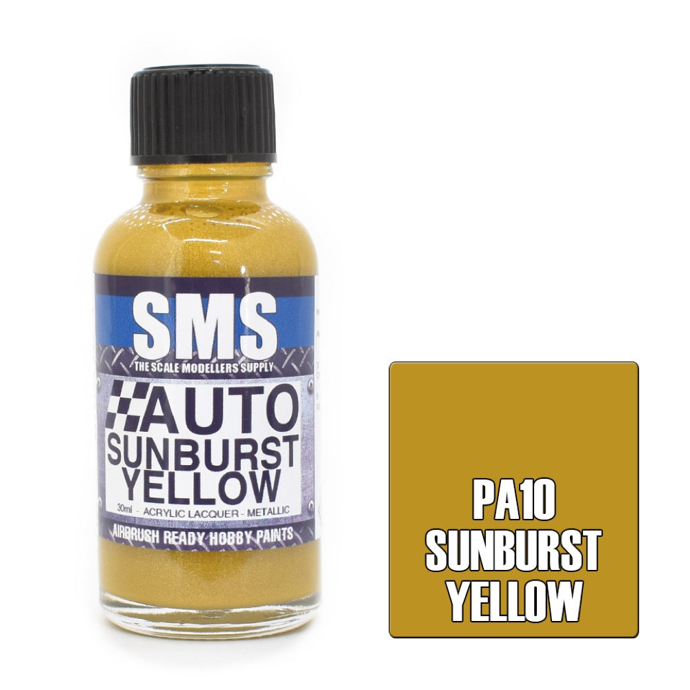 SMS PA10 Auto Colour Sunburst Yellow 30ml