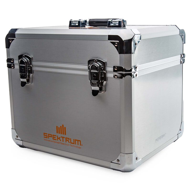 Spektrum SPM6726 Dual Aluminum StAnd Up Transmitter Case