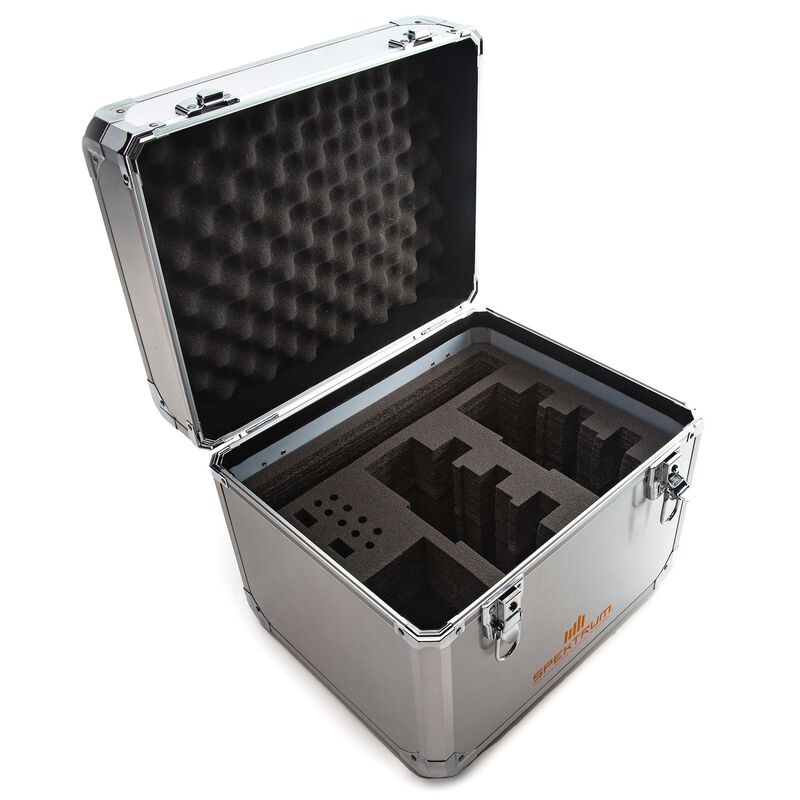 Spektrum SPM6726 Dual Aluminum StAnd Up Transmitter Case