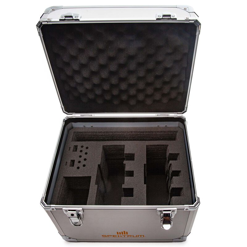 Spektrum SPM6726 Dual Aluminum StAnd Up Transmitter Case